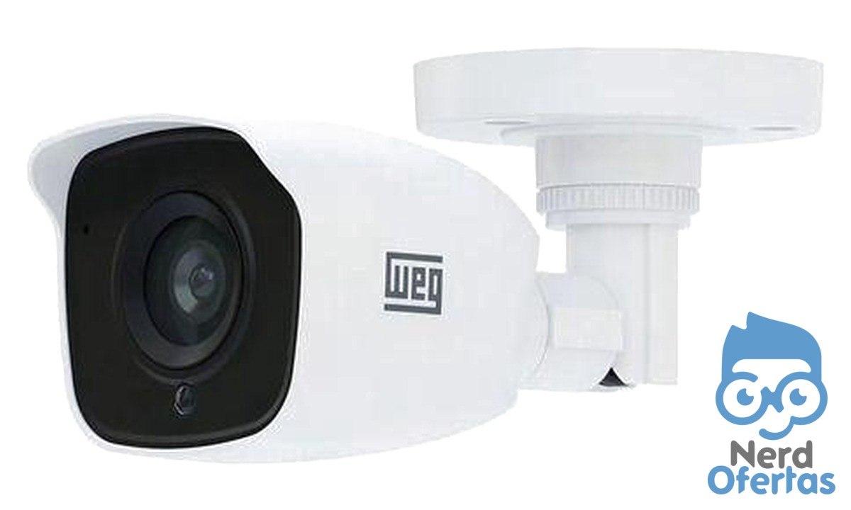 Câmera Segurança Bullet WCAM HD 720P Branco por R$ 28