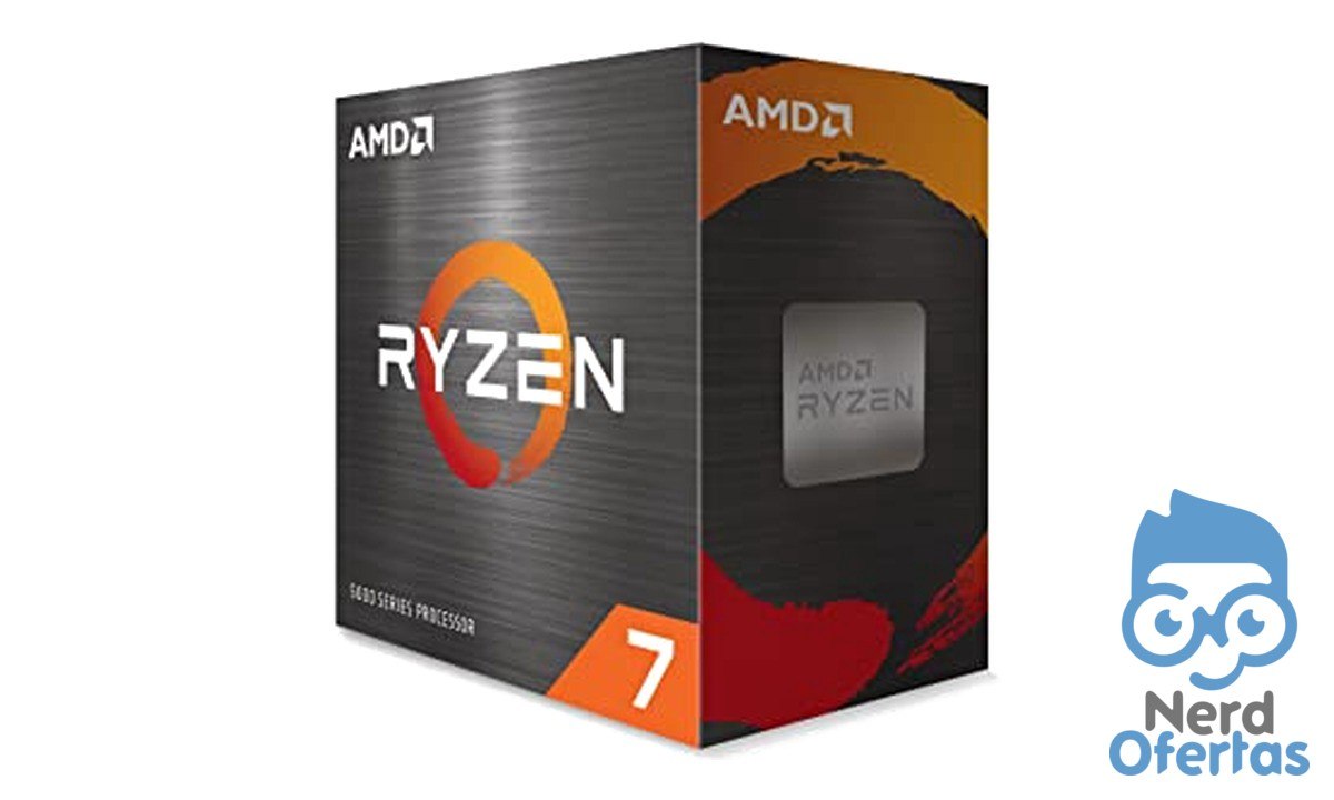 Processador AMD Ryzen 7 5700X 3.4GHz (Turbo 4.6GHz) 36MB Cache AM4