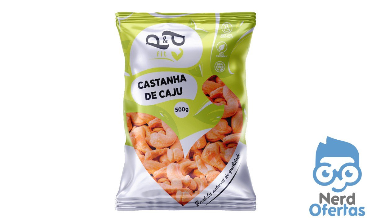 Castanha de Caju em Pedaço 500g Torrada por R$ 26,47