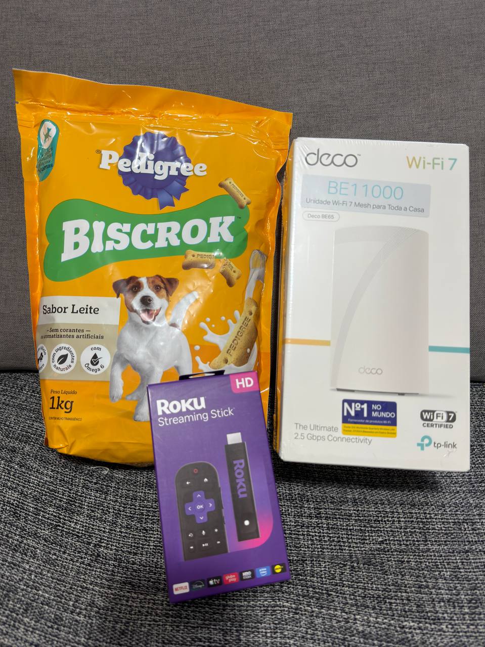 Chegou aqui, biscoito de R$17,50 + super roteador e presente Amazon Roku
