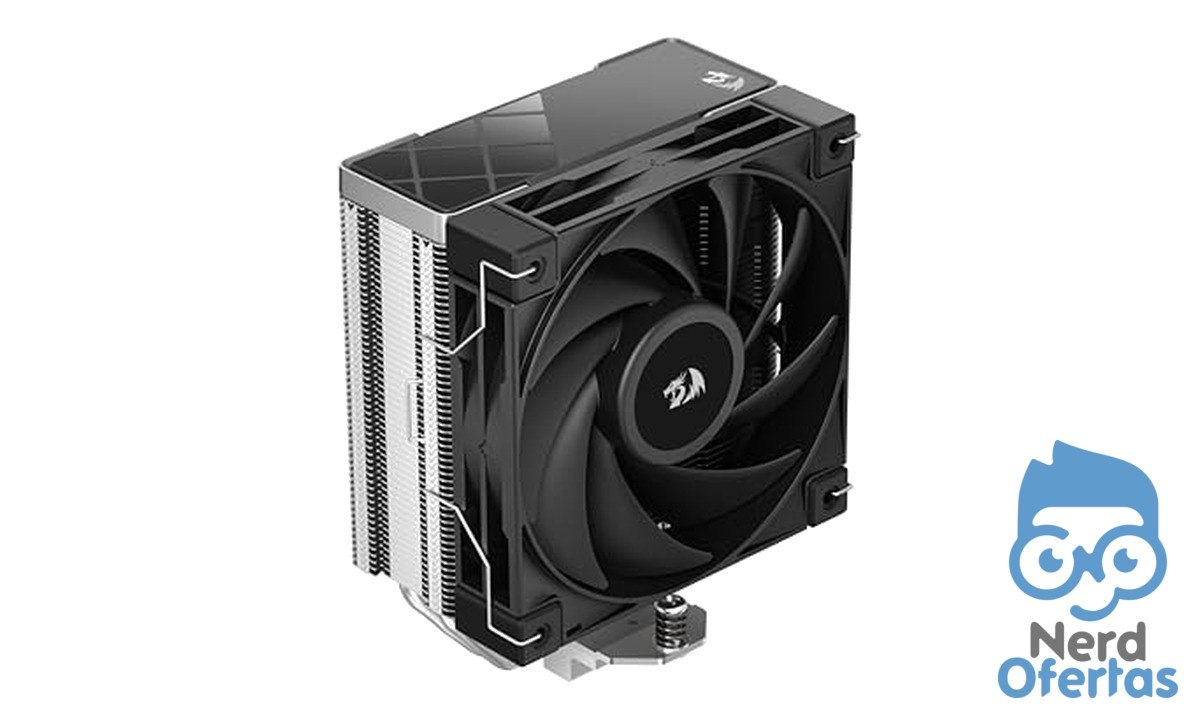 Air Cooler Redragon AK400 Preto 4 Heatpipes 120 mm por R$ 148 em 4x sem juros