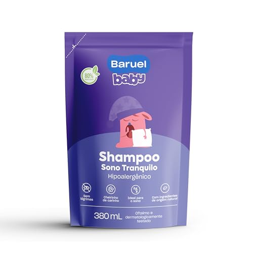 Shampoo Infantil Sono Tranquilo Refil 210ml Baruel Baby por R$7,51