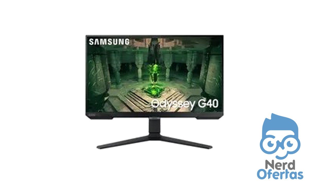 Monitor Gamer Samsung Odyssey G40 27" Full HD 240Hz 1ms G-Sync por R$ 950