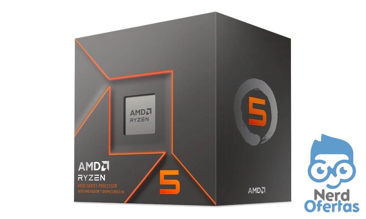 Processador AMD Ryzen 5 8500G 6 Núcleos 3.5GHz com Vídeo Integrado AM5 por R$ 699