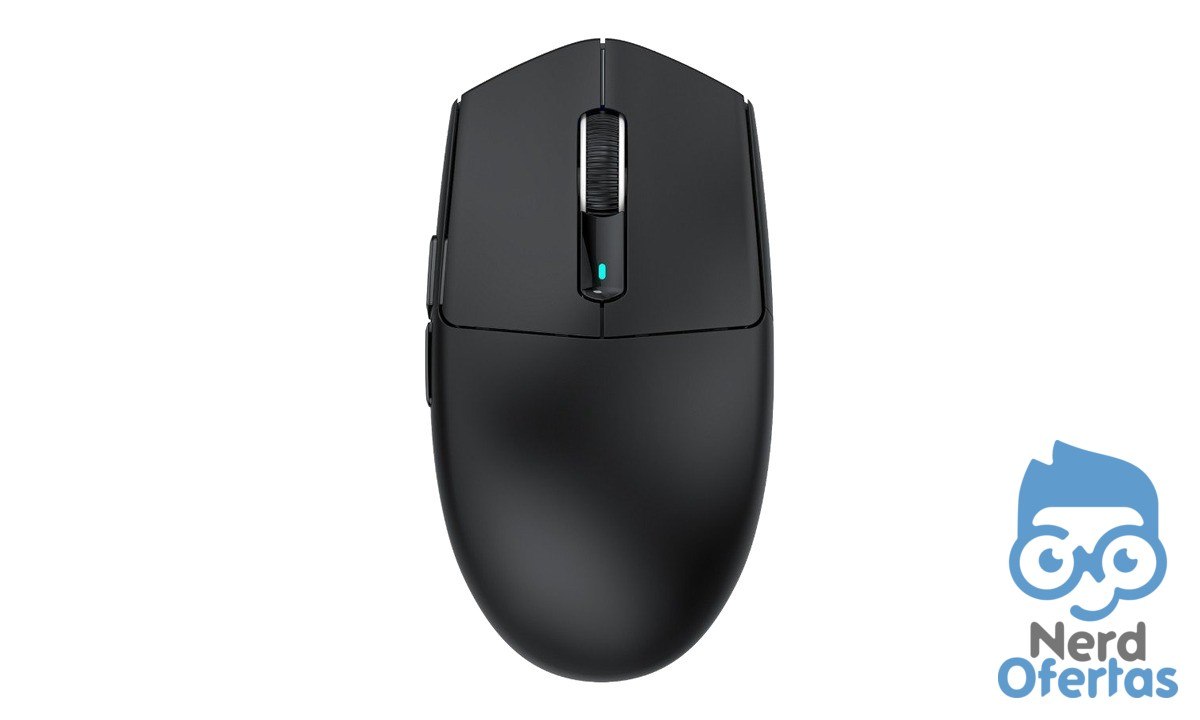 Mouse Gamer sem Fio Attack Shark G3, 1000 Hz, 25000 DPI, Bluetooth, Preto por R$ 89