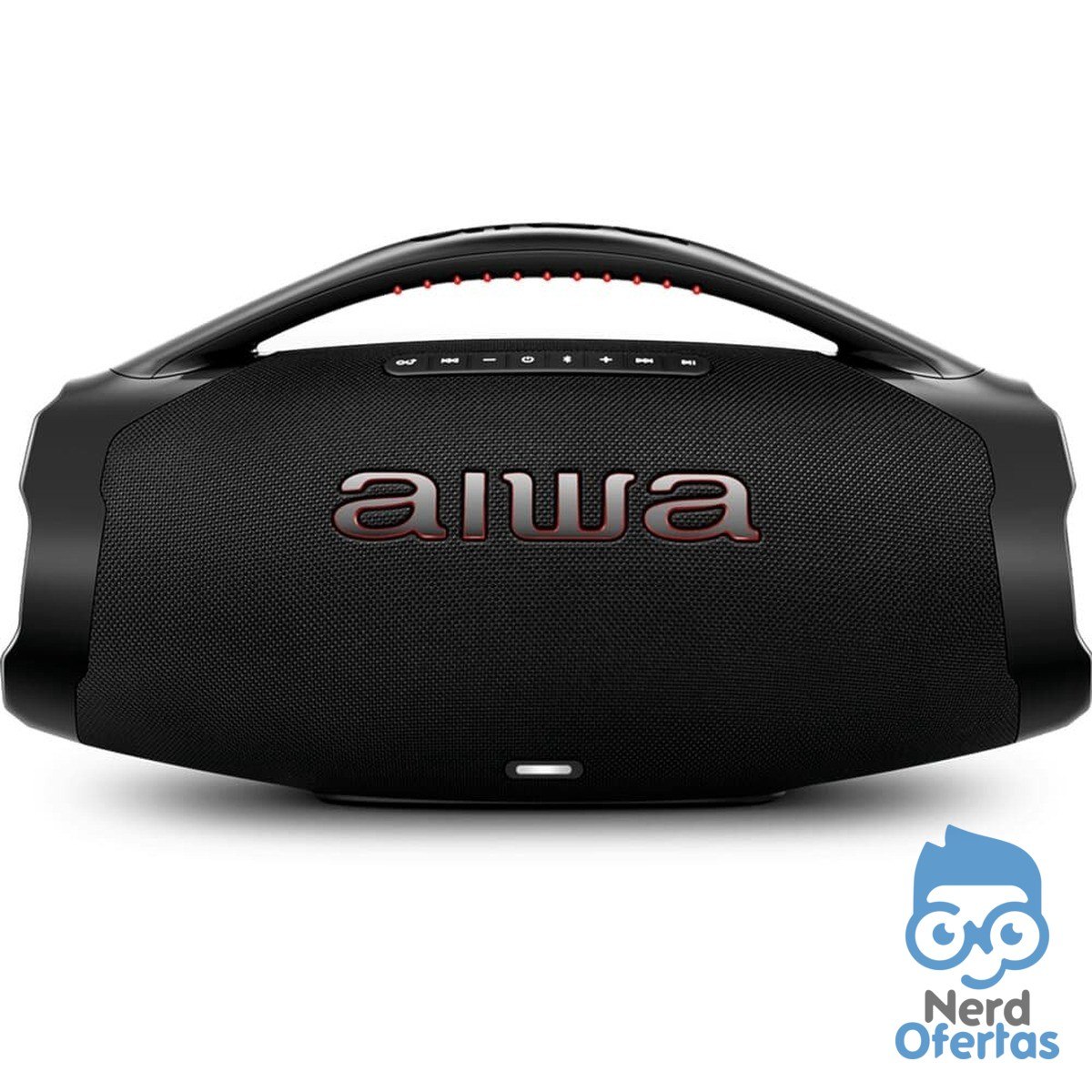 Caixa de Som Aiwa Boombox Plus BBS-01-B Bluetooth 200W RMS IP66 Preta por R$ 1.055