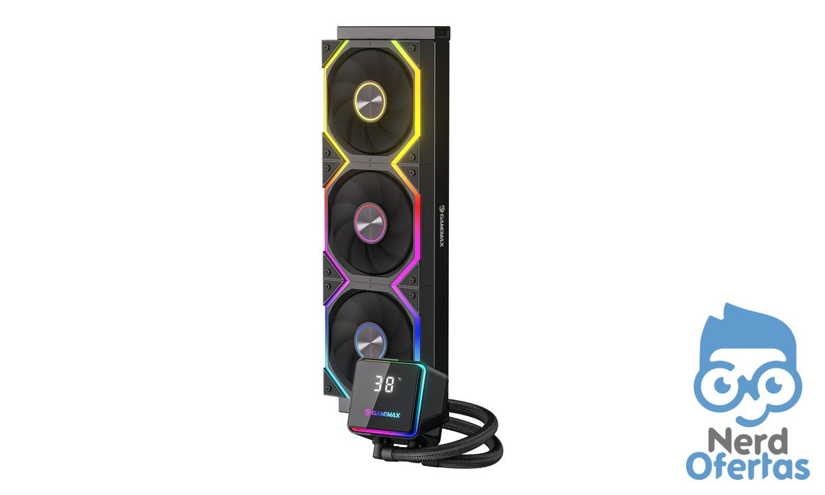 Water Cooler Gamemax Digital Iceburg 360 N2wls Bk 360mm por R$ 385