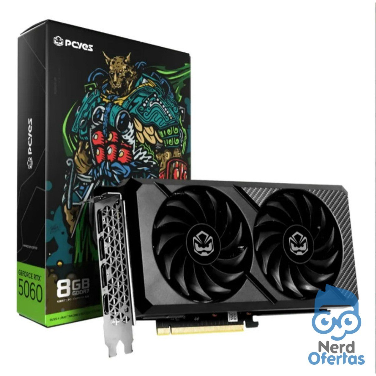 Placa De Vídeo Pcyes Rtx 5060 8GB Gddr7 128bit Gamer