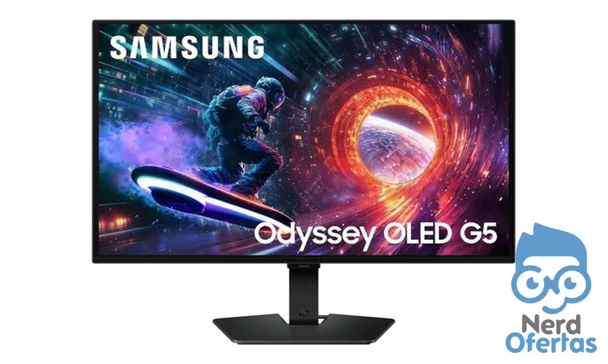 Samsung Odyssey G5 2.7 QHD 180 Hz 0,03 ms G-Sync FreeSync por R$ 2.979