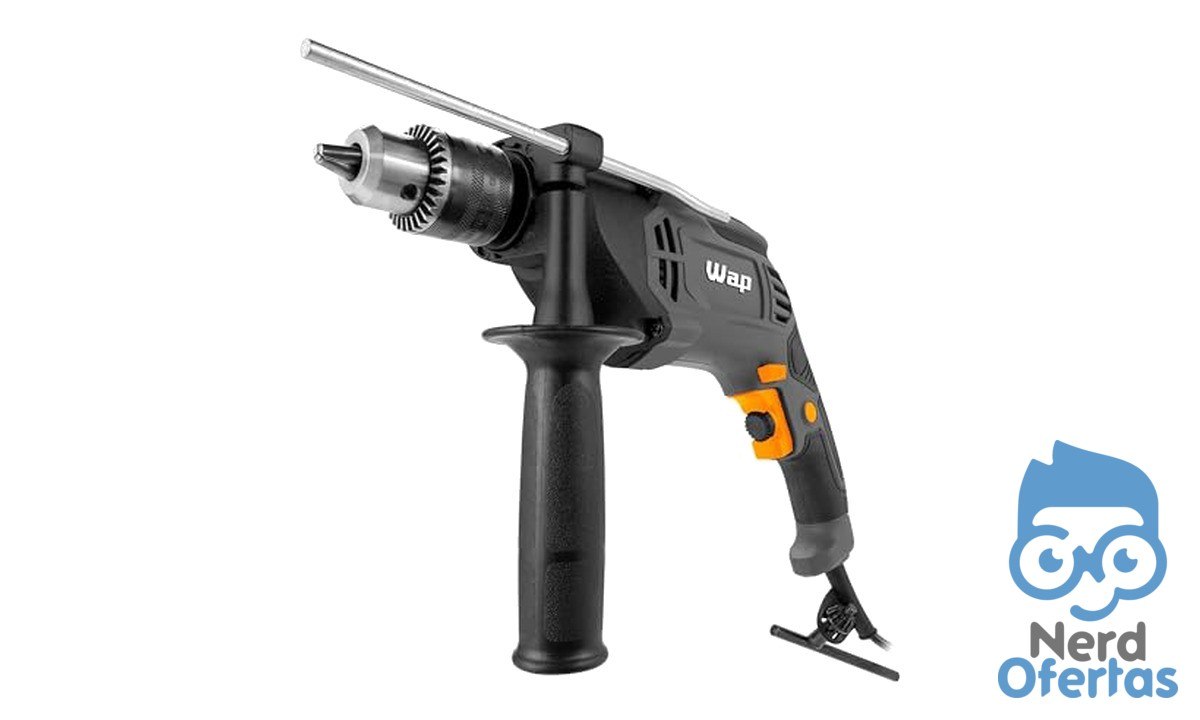 WAP Furadeira Parafusadeira de Impacto WF 1000FE 1/2" 1000W 220V com Seletor de Velocidade