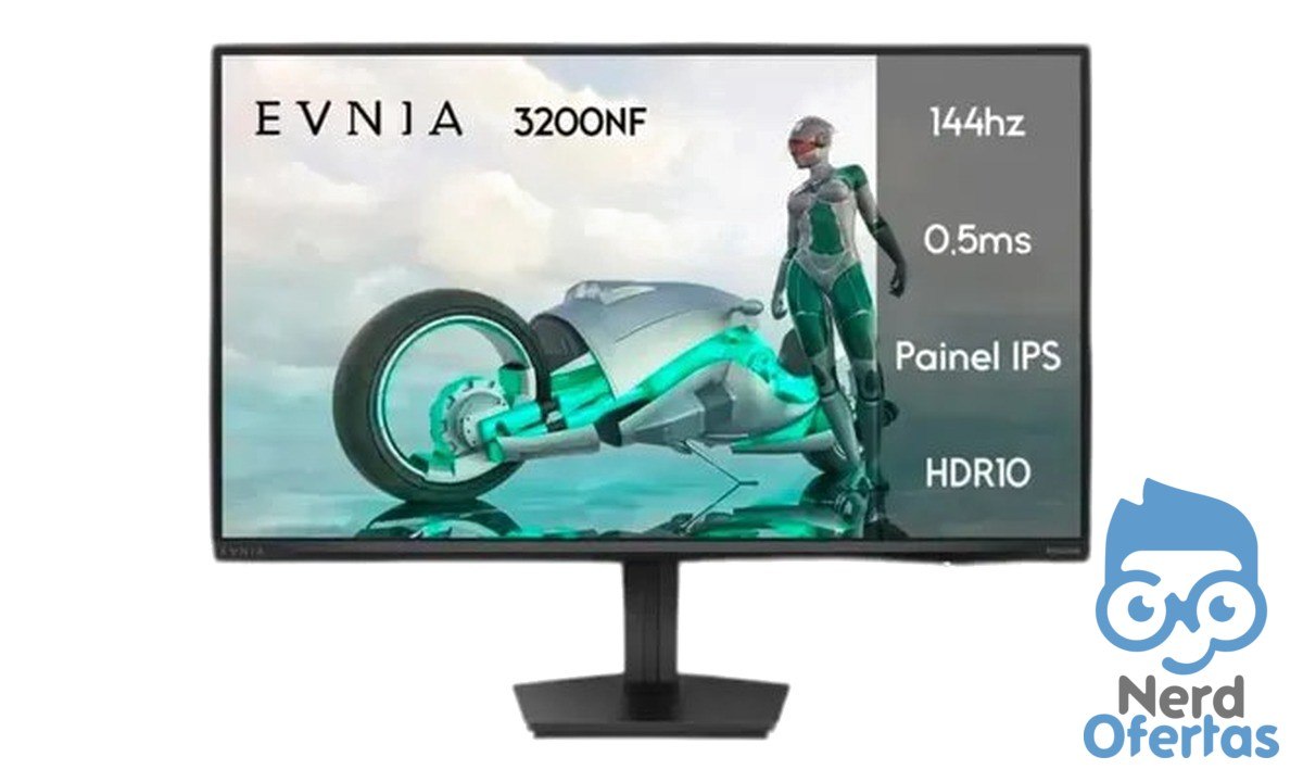 Monitor Gamer Philips Evnia 27'' IPS 144Hz 0.5ms Full HD Preto por R$ 584