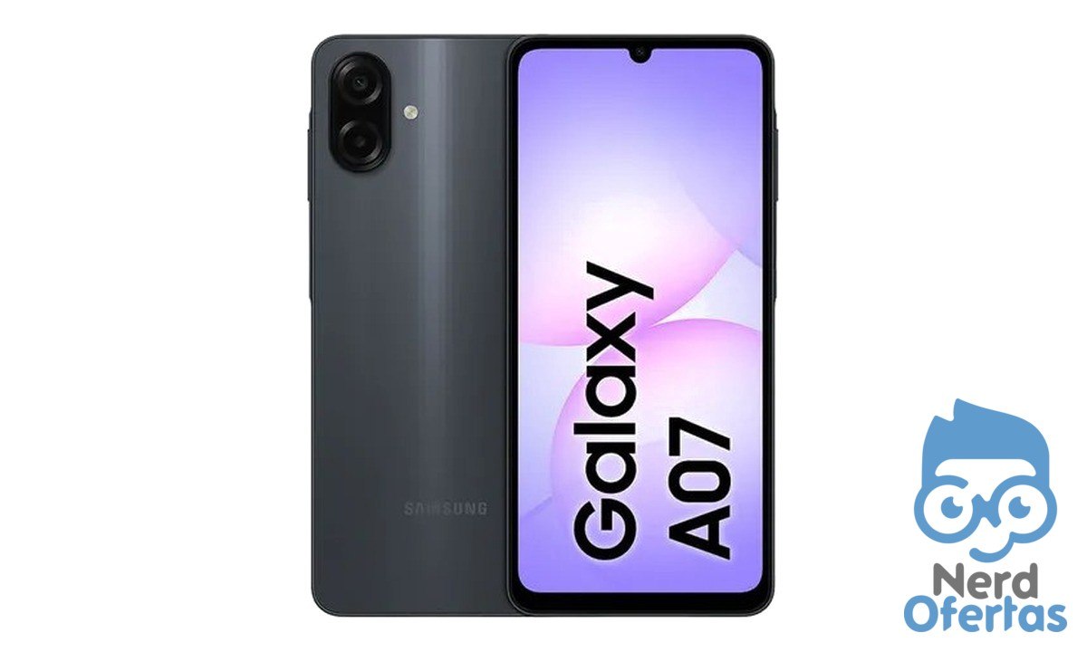 Samsung Galaxy A07 128GB 4GB RAM Preto por R$ 641