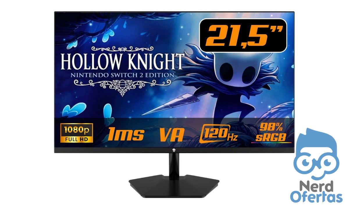 Monitor Gamer Ninja Tenseigan 21.5" Full HD 120Hz 1ms por R$ 299