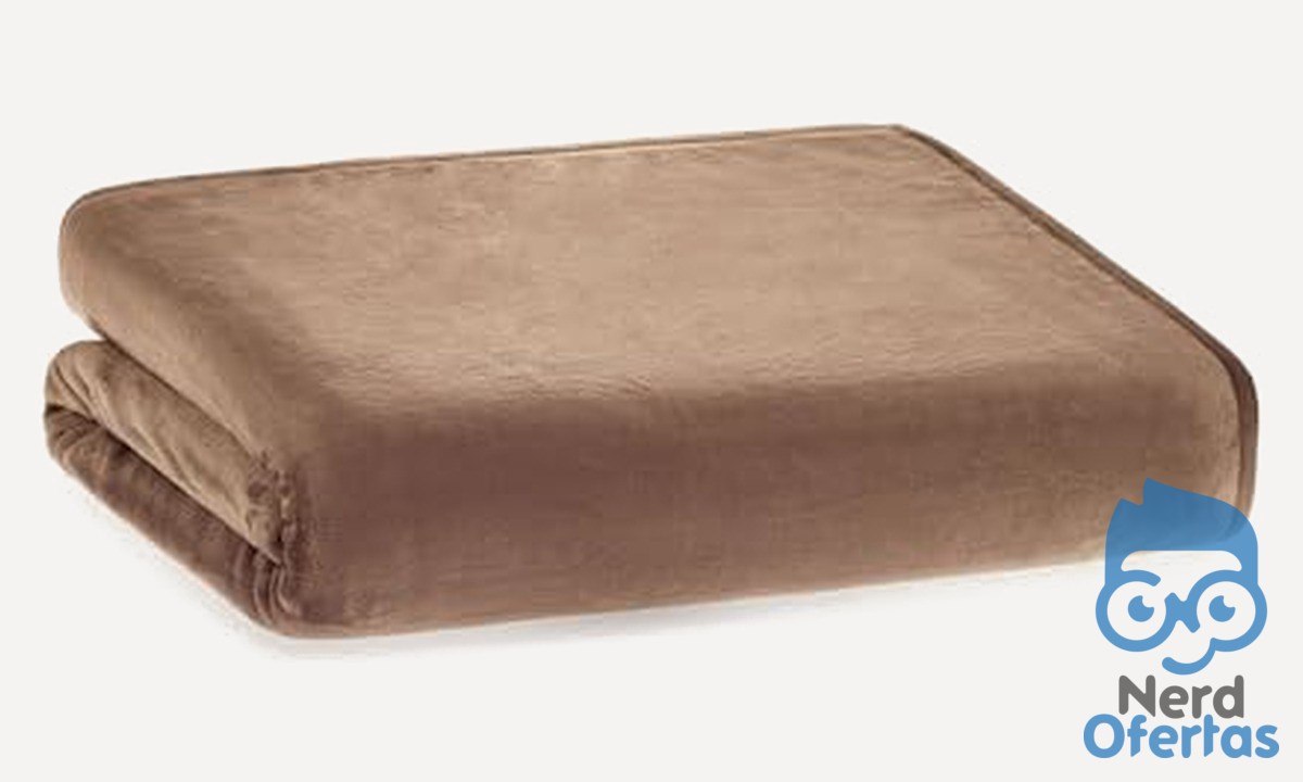 Cobertor Karsten Belmond Taupe 100% Poliéster