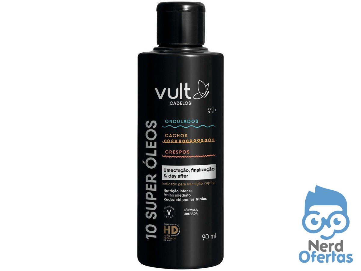 Óleo Capilar Vult Cabelos 10 Super Óleos 90ml por R$ 19