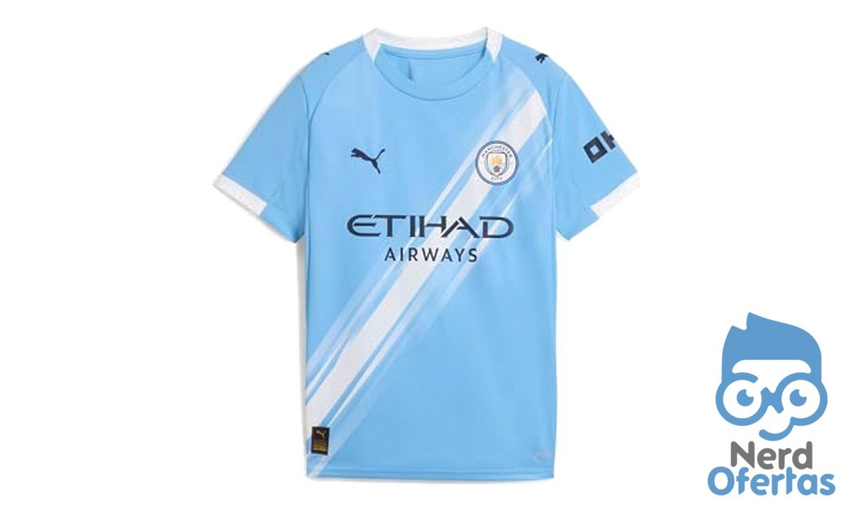 Camisa Puma Manchester City 25/26 Home Juvenil