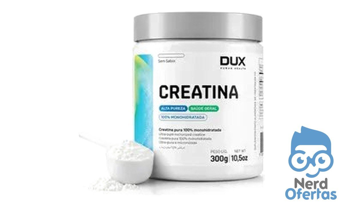 Creatina Dux Nutrition em pó sem sabor 300g