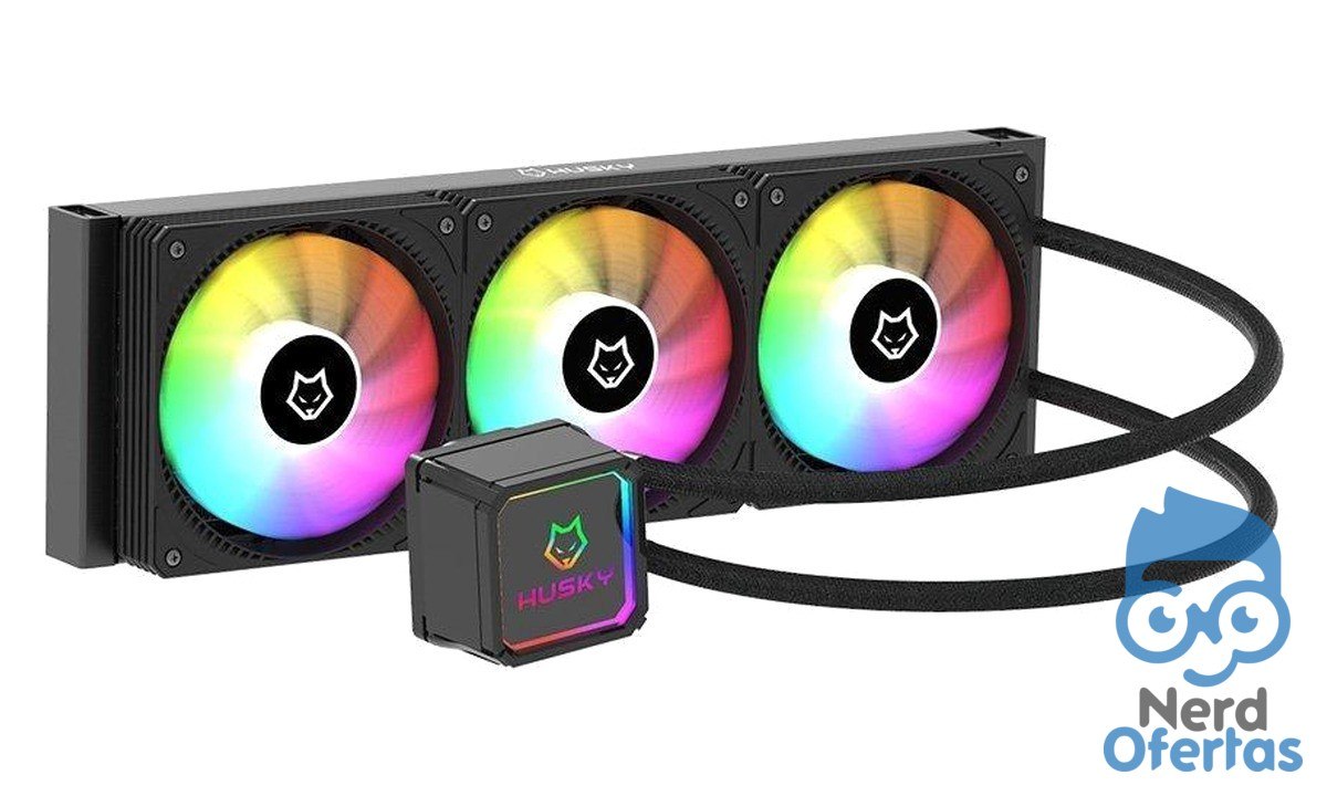 Water Cooler Husky Freezy ARGB 360mm AMD e Intel Preto HWT300PT