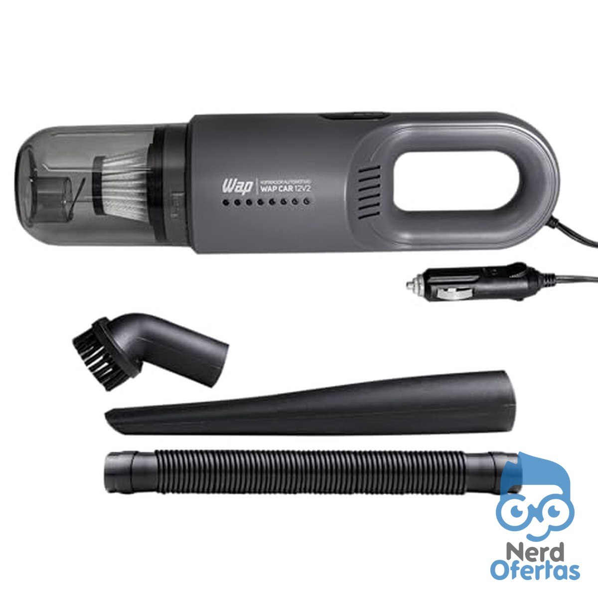 WAP Aspirador de Pó Automotivo Car 12V2 Portátil 420ml 180W por R$ 76