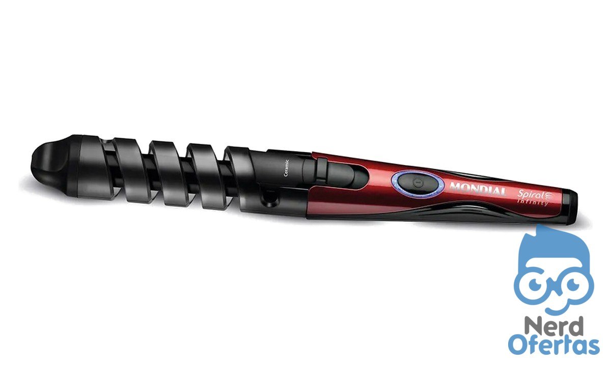 Modelador Cachos Espiral Mondial EM-05 Infinity Bivolt por R$ 38,39
