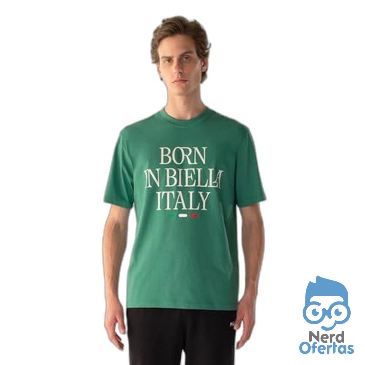 Camiseta Masculina Fila Comfort Born In Biella Letter