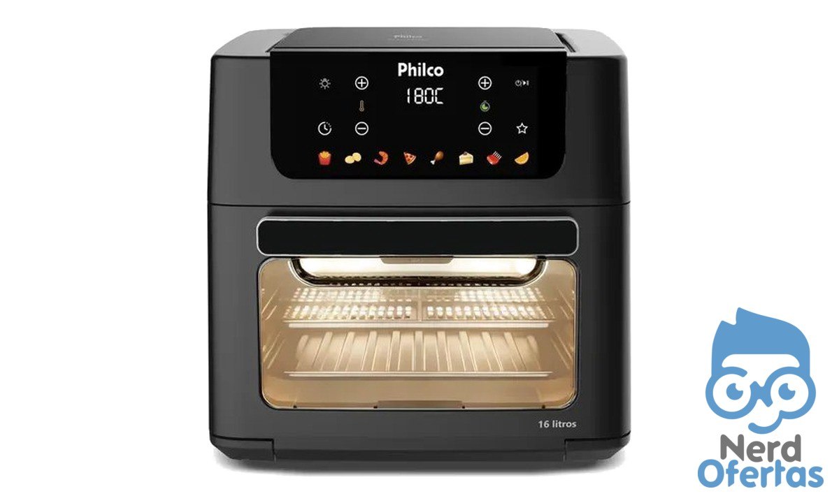 Air Fryer Oven Philco 16L Digital com Visor PAF16C por R$ 389