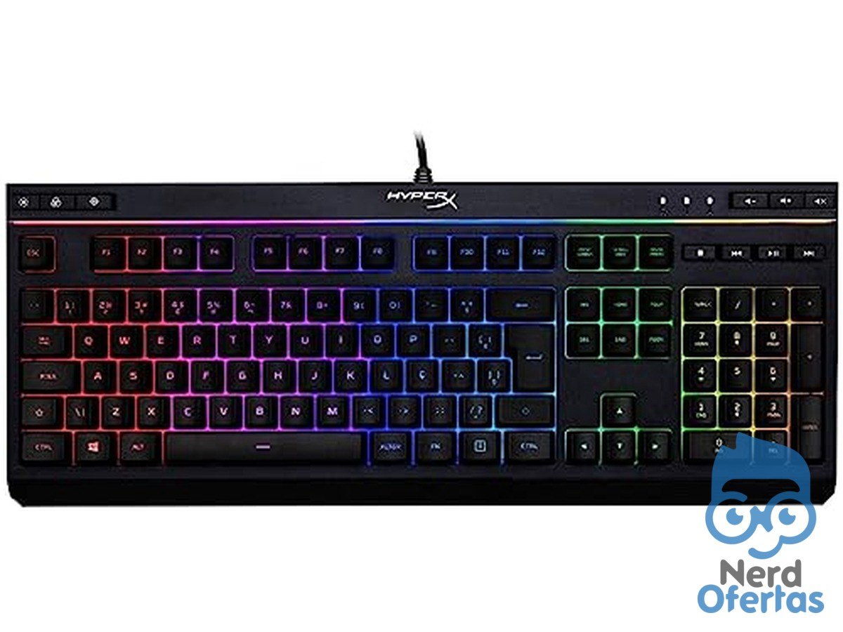 HyperX Teclado Gamer Alloy Core RGB ABNT2 Preto