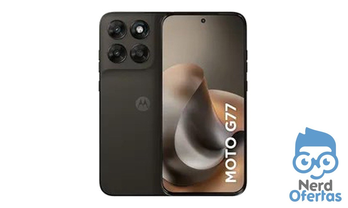 Smartphone Motorola Moto G77 5G 256GB 8GB RAM Dual Sim Marrom