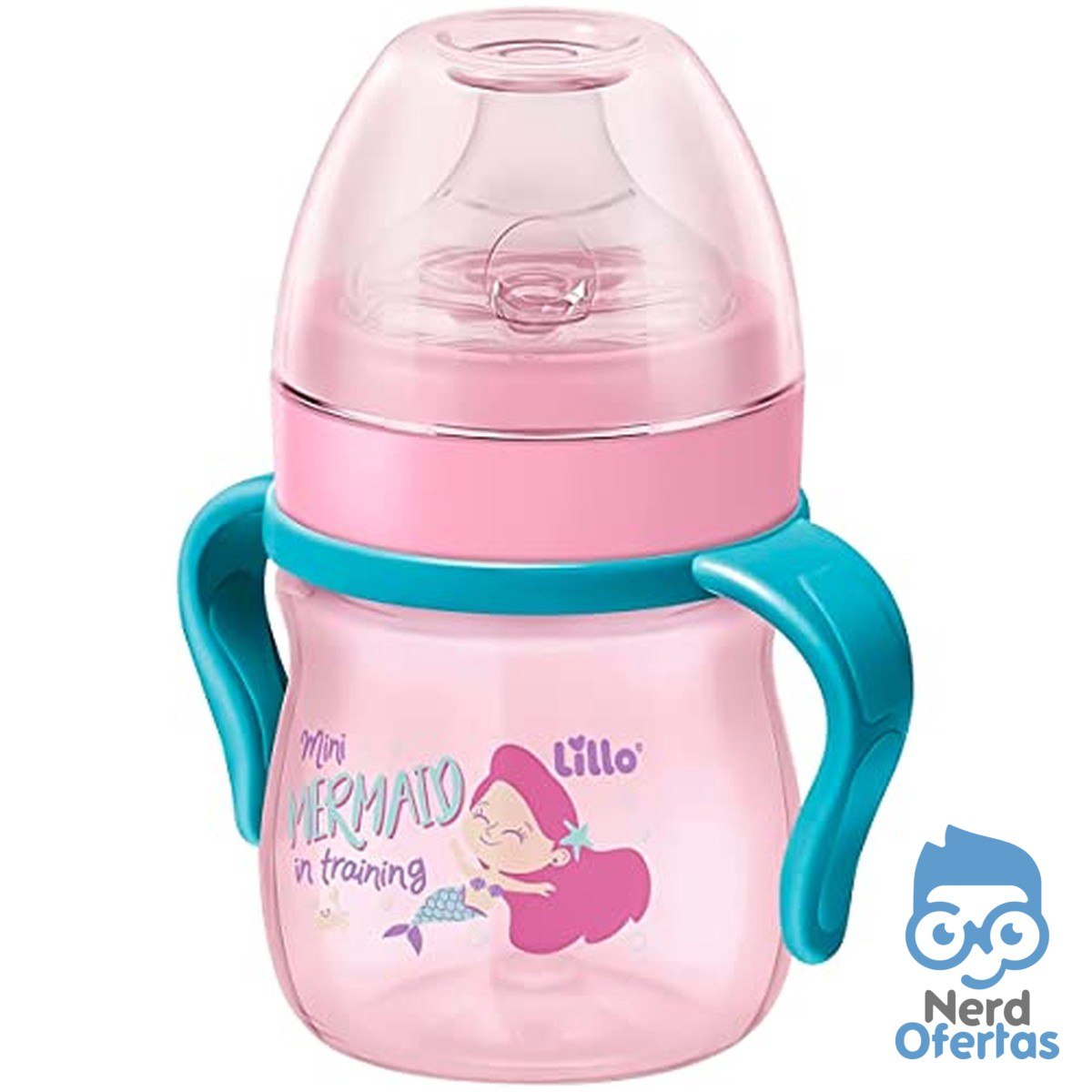 Caneca de Aprendizado com Alça Lillo Evolution Menina 150ml