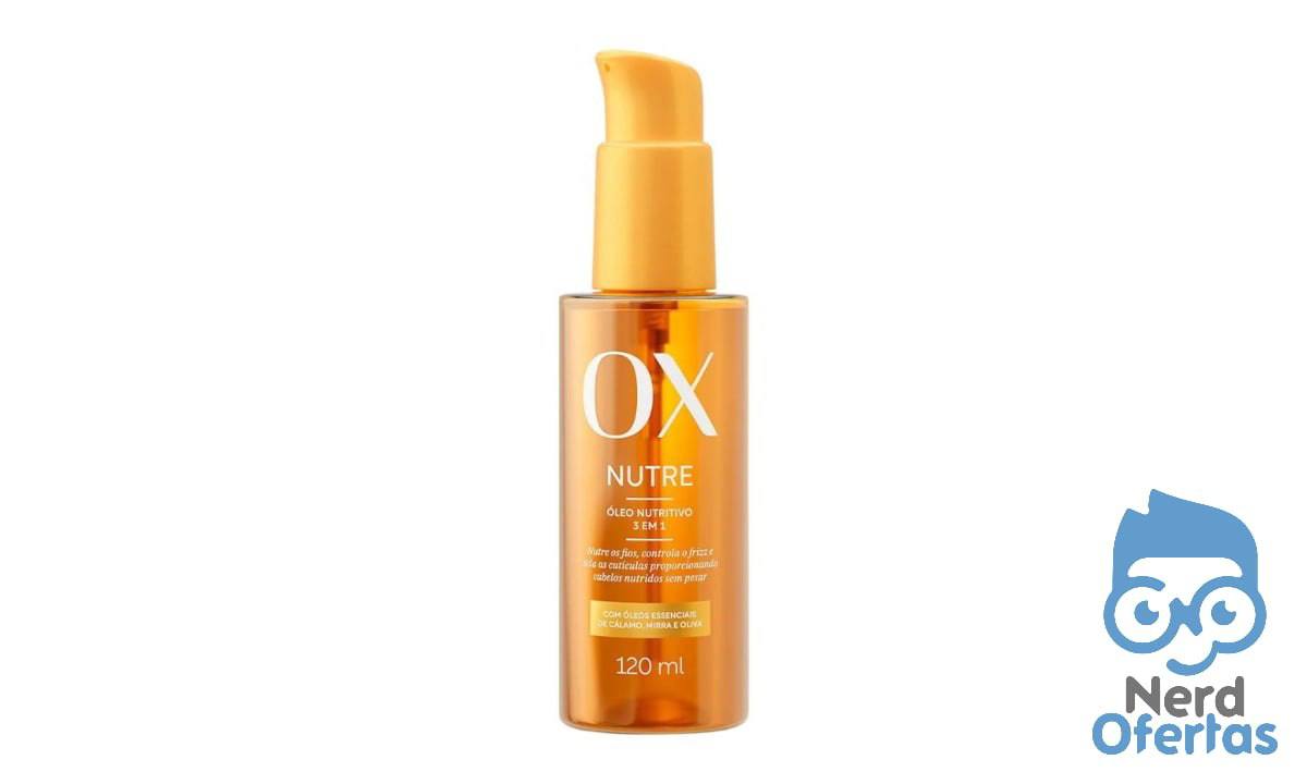 Óleo Capilar Nutritivo OX Nutre 120ml por R$ 19