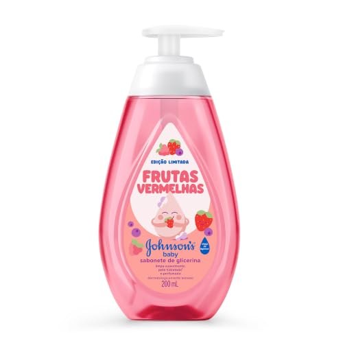 Sabonete Líquido Johnson's Baby Frutas Vermelhas 200ml por R$14,66 cada
