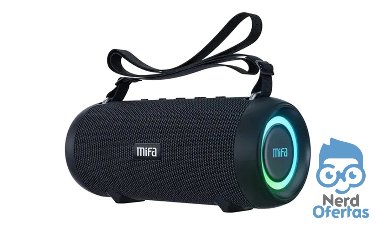 Caixa De Som Bluetooth Mifa A90 Potência 60w Cor Preto por R$ 262