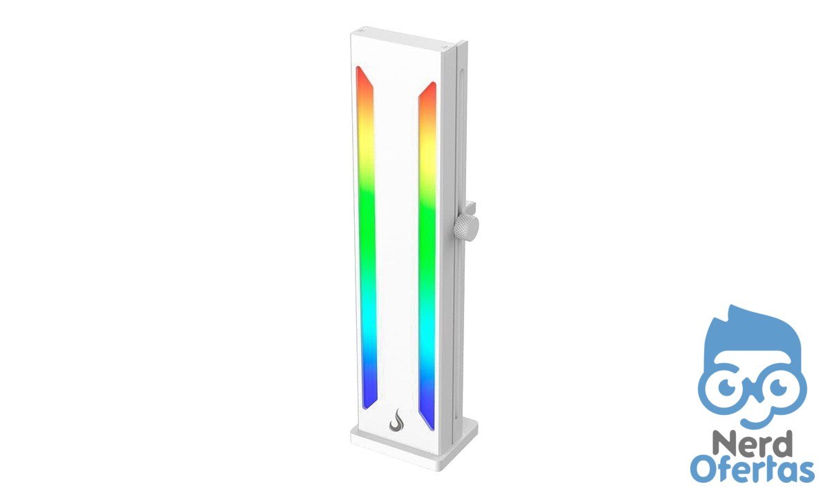 Suporte para GPU Rise Mode ARGB 500mm Aura V2 Branco por R$ 43