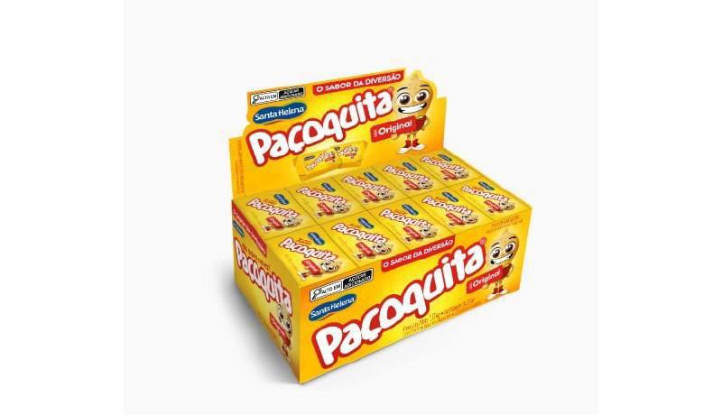 Paçoquita Display 1kg com 50 unidades