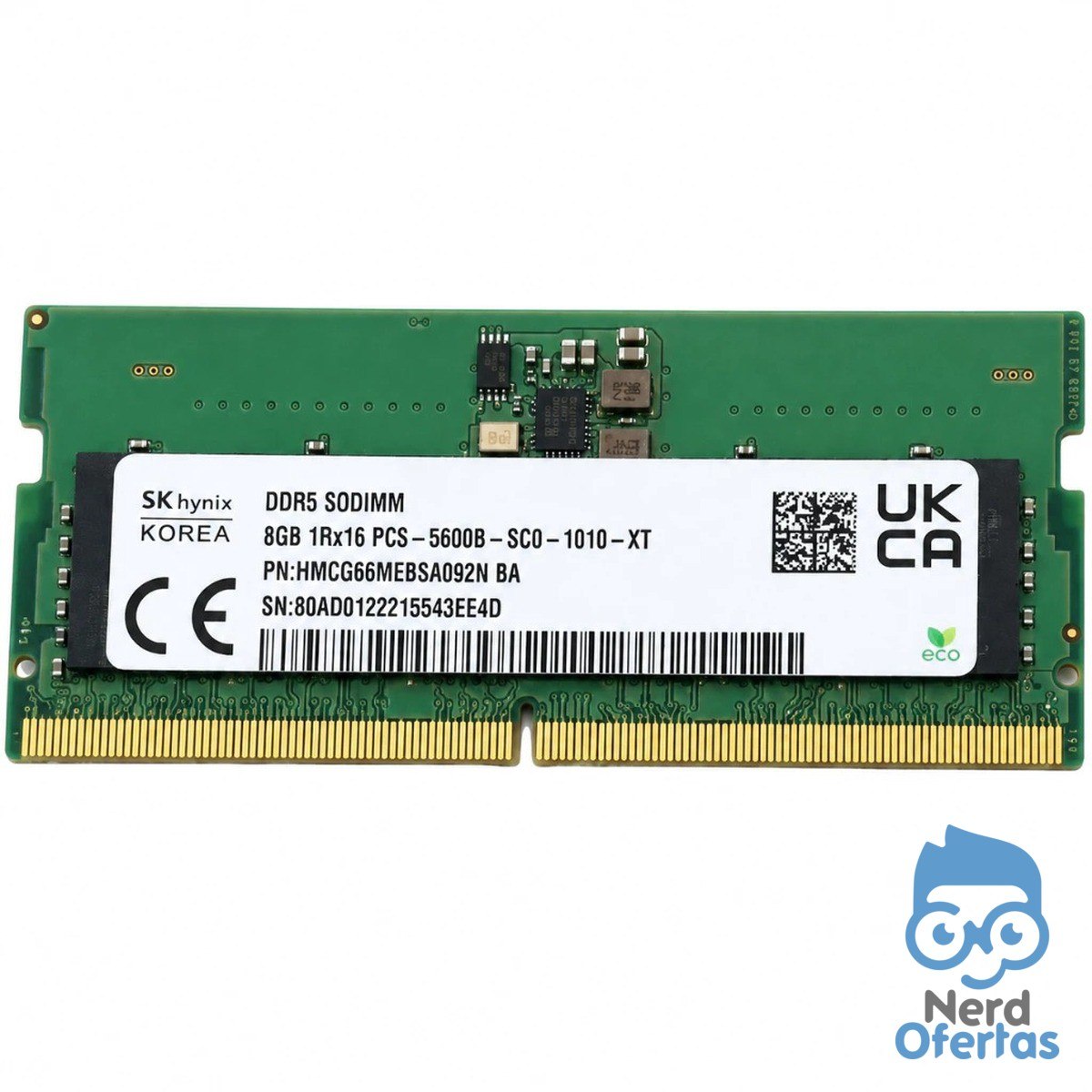 Memória RAM DDR5 8GB Notebook SODIMM 4800/5600MHz Lacrada por R$ 680 no app