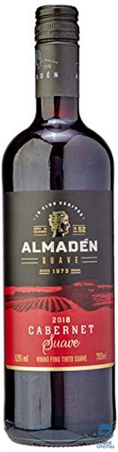 Vinho Almaden Cabernet Sauvignon Tinto Suave 750ml por R$ 15,79