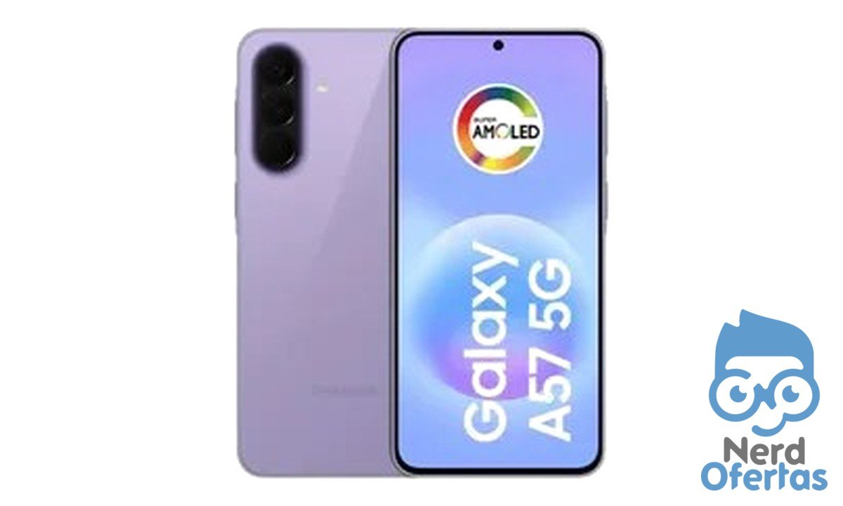 Celular Samsung Galaxy A57 5G 128GB 8GB RAM Câmera 50MP Lilás por R$ 1.590