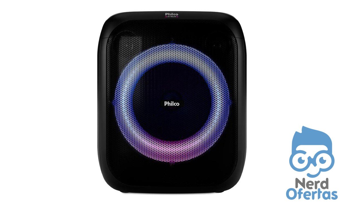 Caixa de Som Philco Extreme Flash Lights 380W Pcx4800 por R$ 469