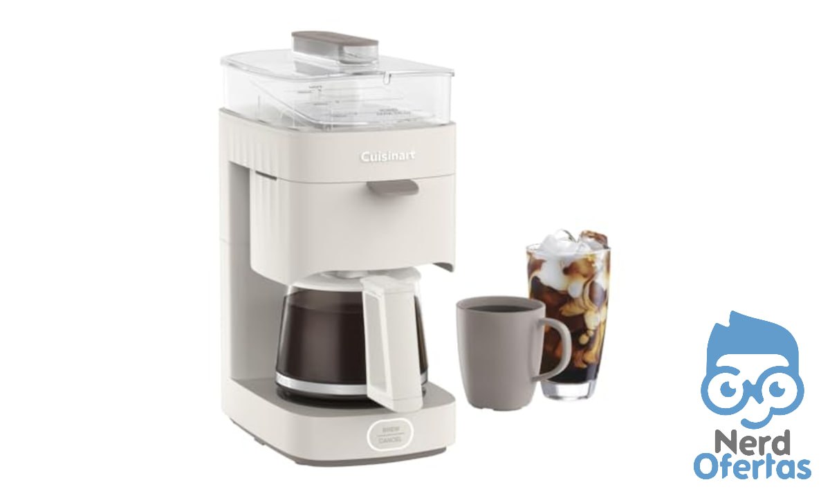 Cafeteira Cuisinart Soho DCC-5 de 5 xícaras, cor trufa, por R$ 266