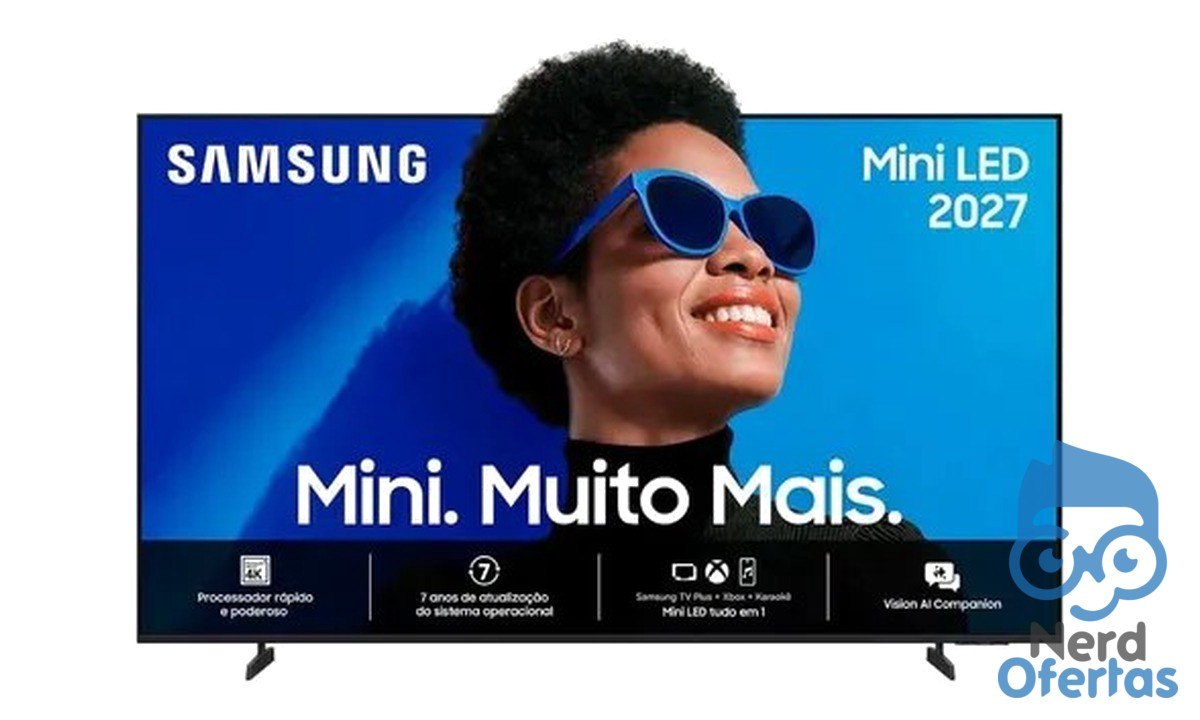 Samsung Smart TV 50" Mini LED 4K M75H 2026/2027 por R$ 2.239