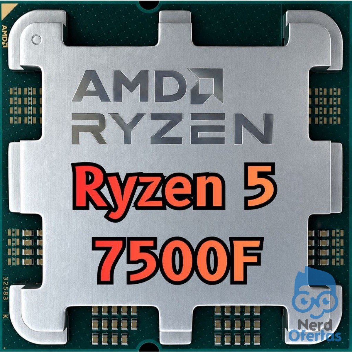 Processador AMD Ryzen 5 7500F 6 Núcleos 12 Threads AM5 por R$ 753