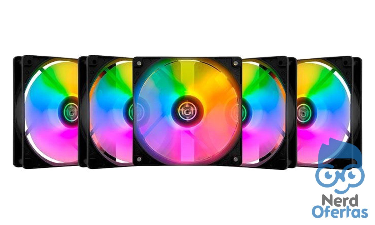 Kit Ventoinhas TGT Striker Rainbow 5x120mm TGT-STK5-BLRBW por R$ 44