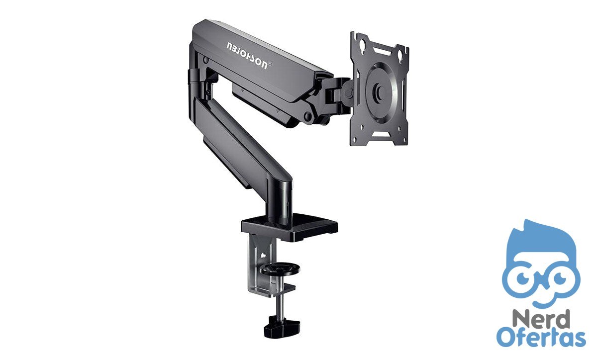 Suporte Articulado Nbjohson GS-MRZ05 para Monitor 13 a 32 Pol, Preto, por R$ 86