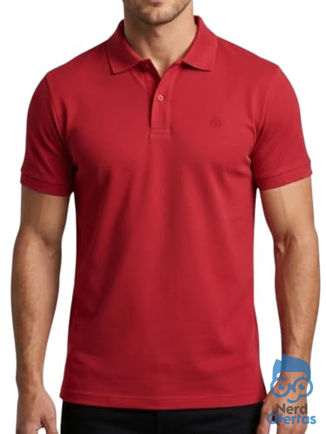 Camisa Polo Piquet Masculina Lisa Slim Casual Premium por R$ 49
