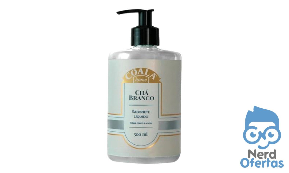 Sabonete Líquido Coala Mãos e Corpo Chá Branco 500ml por R$ 9