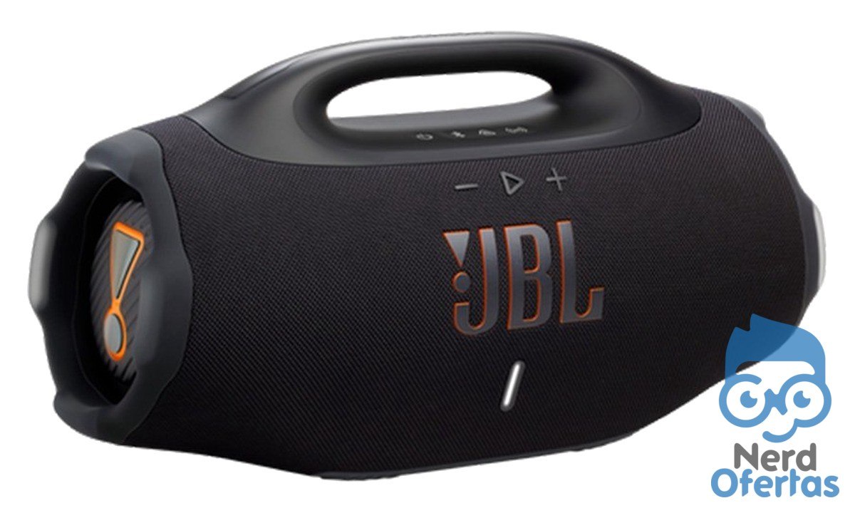 Caixa de Som Bluetooth JBL Boombox 4 à Prova D'água, Preta por R$ 1.998