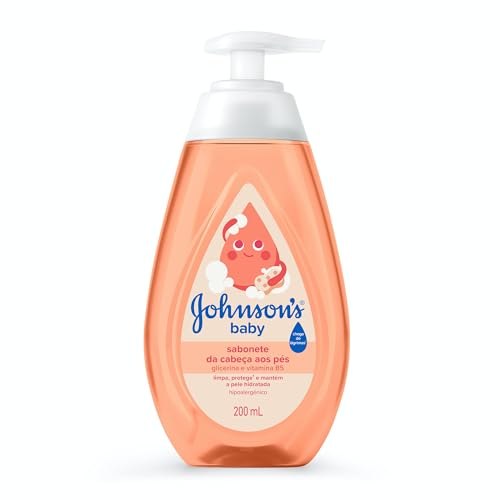 Johnson's Baby Sabonete Líquido Glicerina da Cabeça aos Pés 200ml por R$13,49