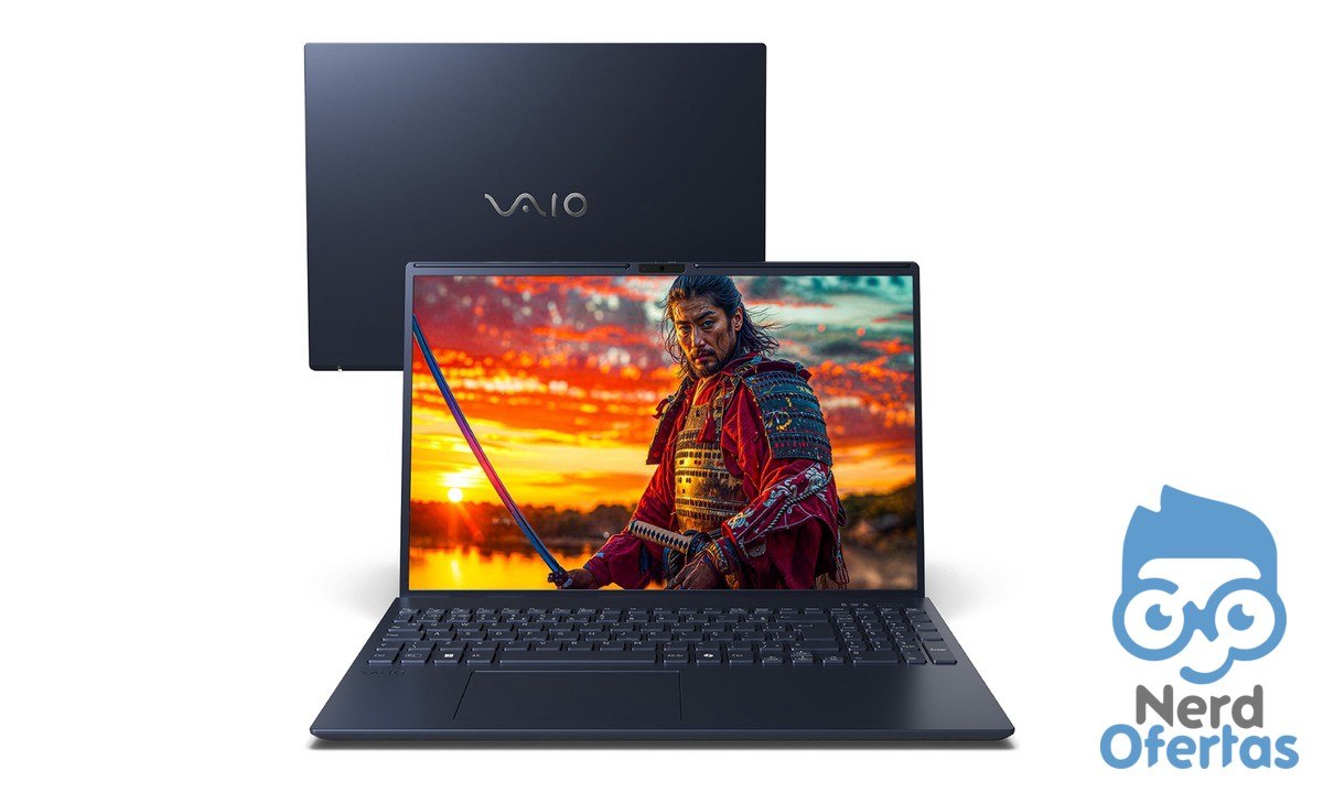 Notebook VAIO FE16 Ryzen 7 5825U 8GB RAM 256GB SSD 16" IPS Cinza Grafite