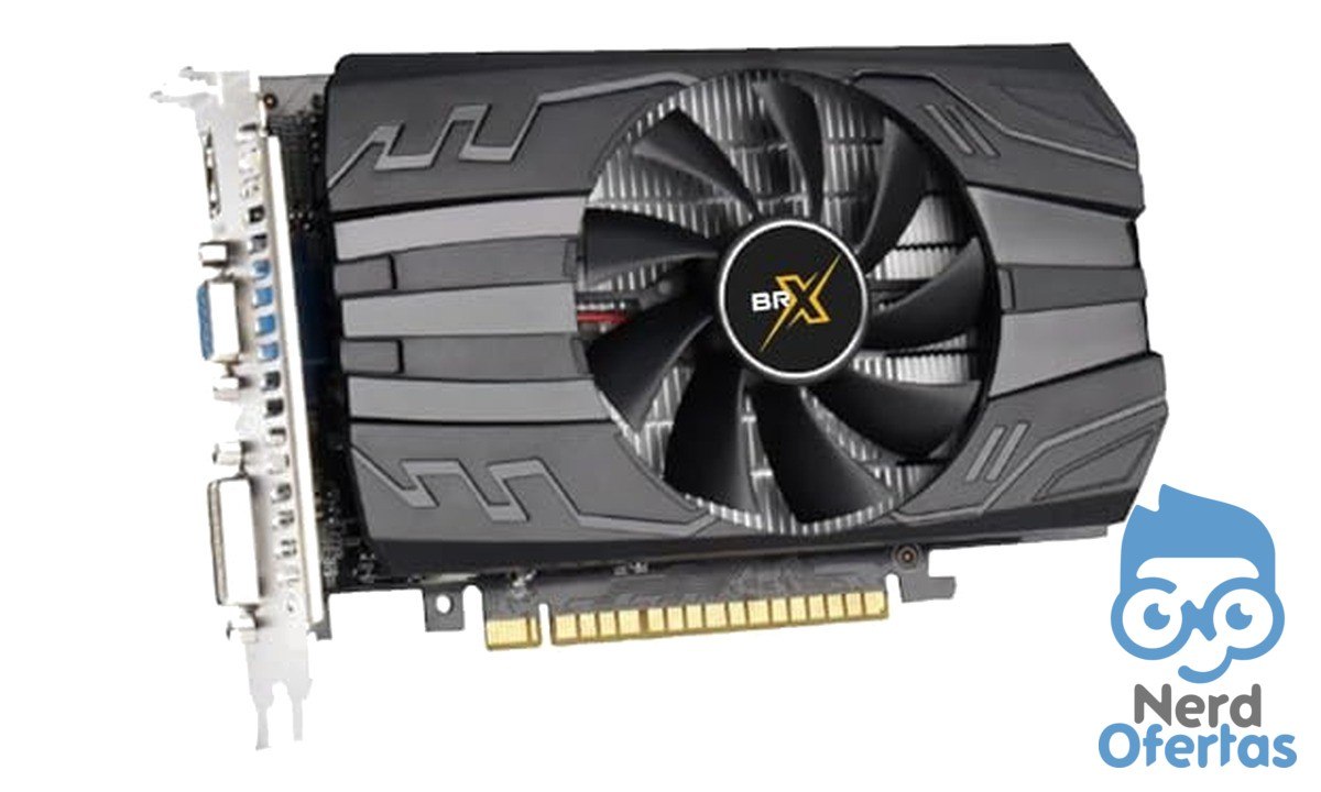 Placa de Vídeo BRX GeForce GTX 750 4GB DDR5 128 bits HDMI/VGA/DVI por R$ 505