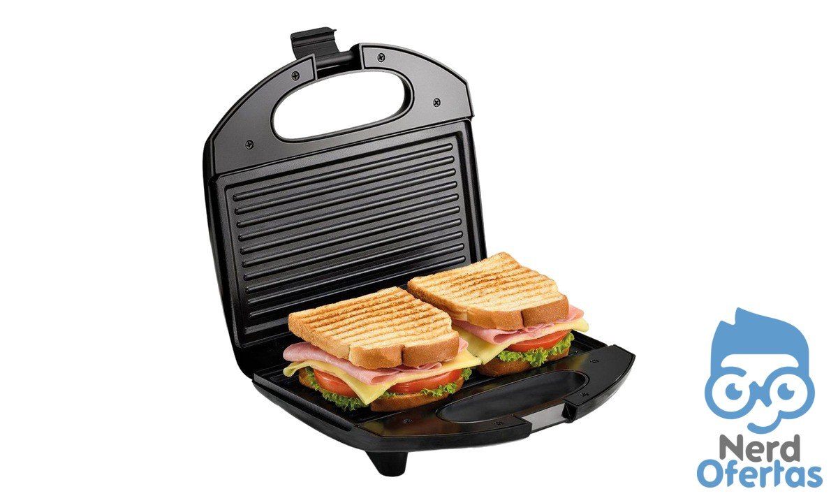 Sanduicheira e Grill Elgin Brunch Time 800W Chapa Antiaderente 127V por R$ 23 no app